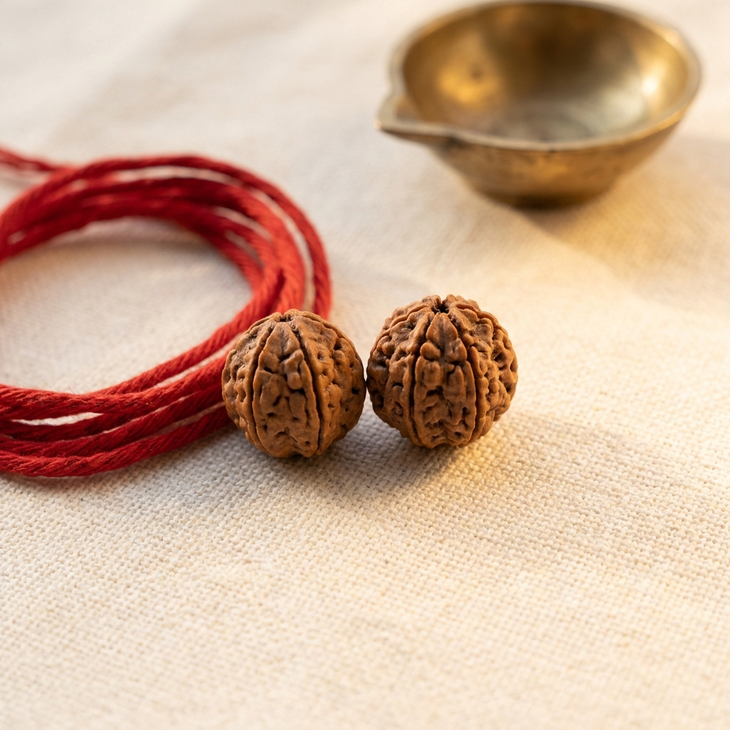 5 & 7 Mukhi Rudraksha Power Pair (Nepali)