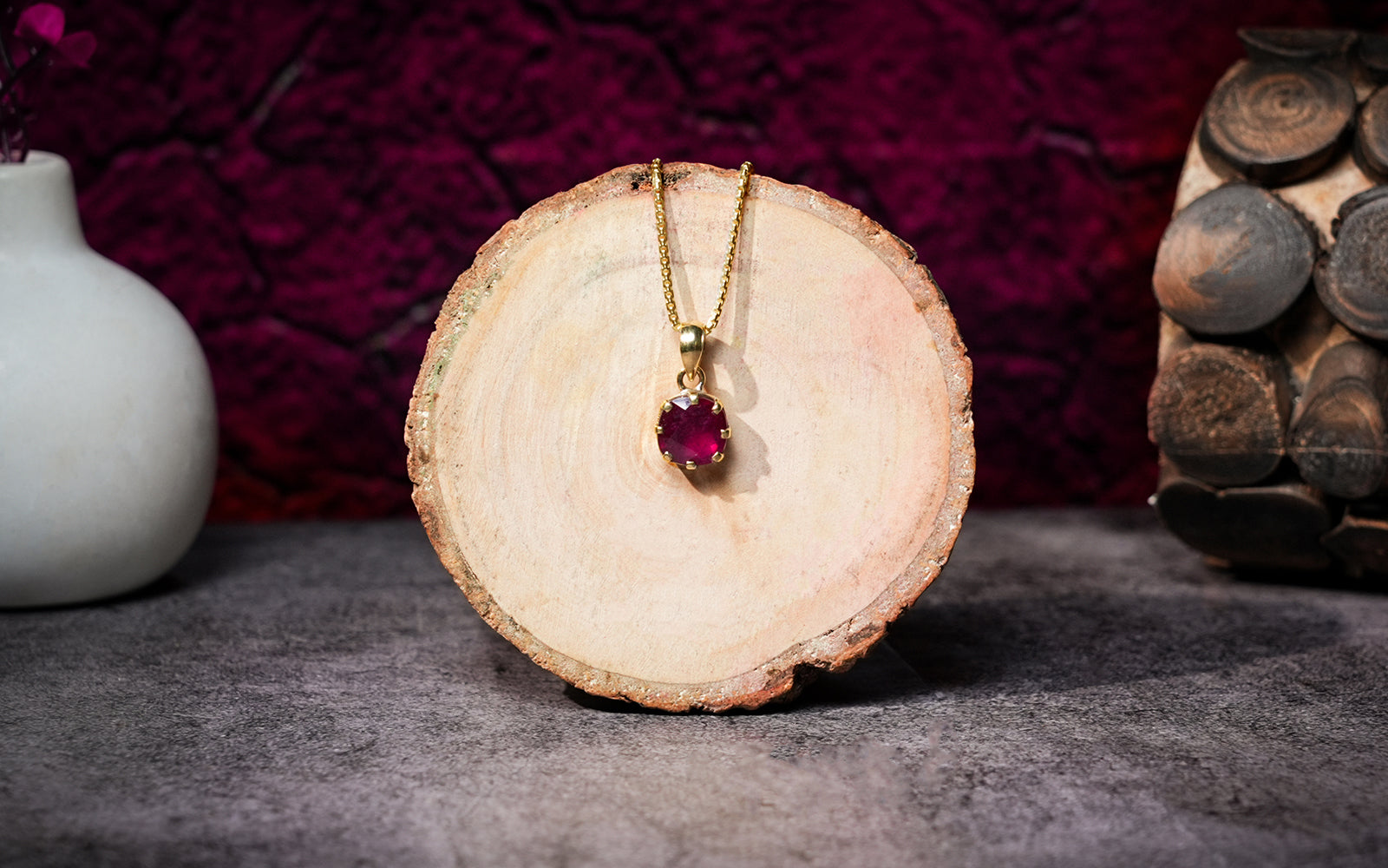Glass Filled Ruby Pendant – 8.37 Carat / 9.2 Ratti [GM02702]