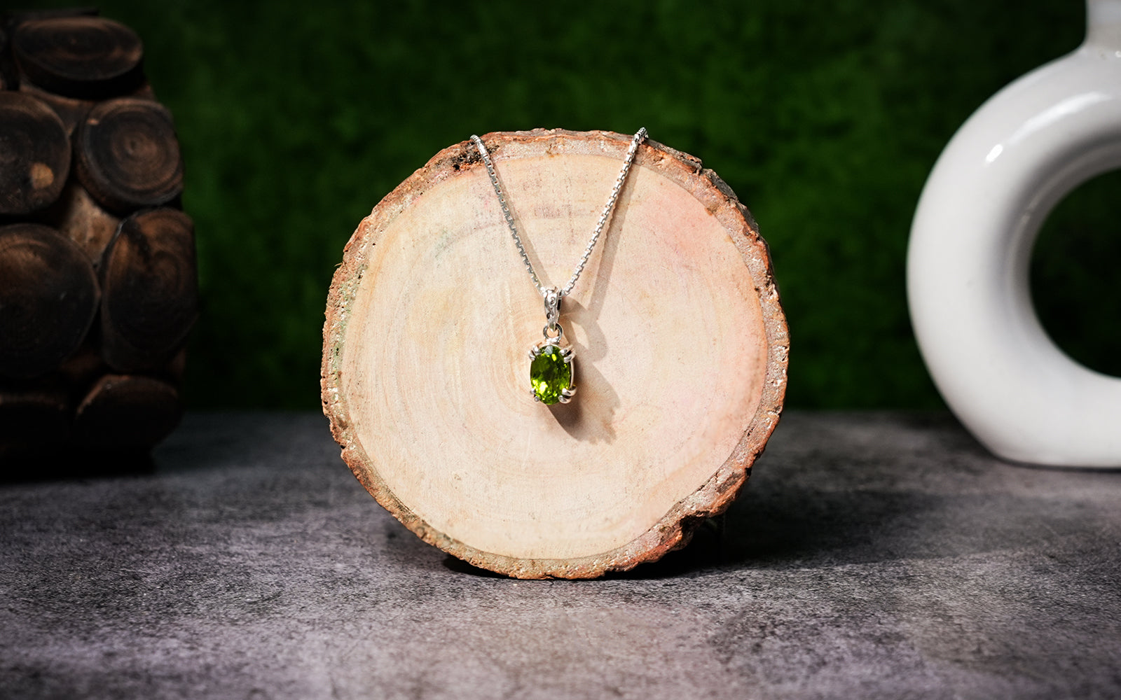 Gemstone Pendant - Sterling Silver