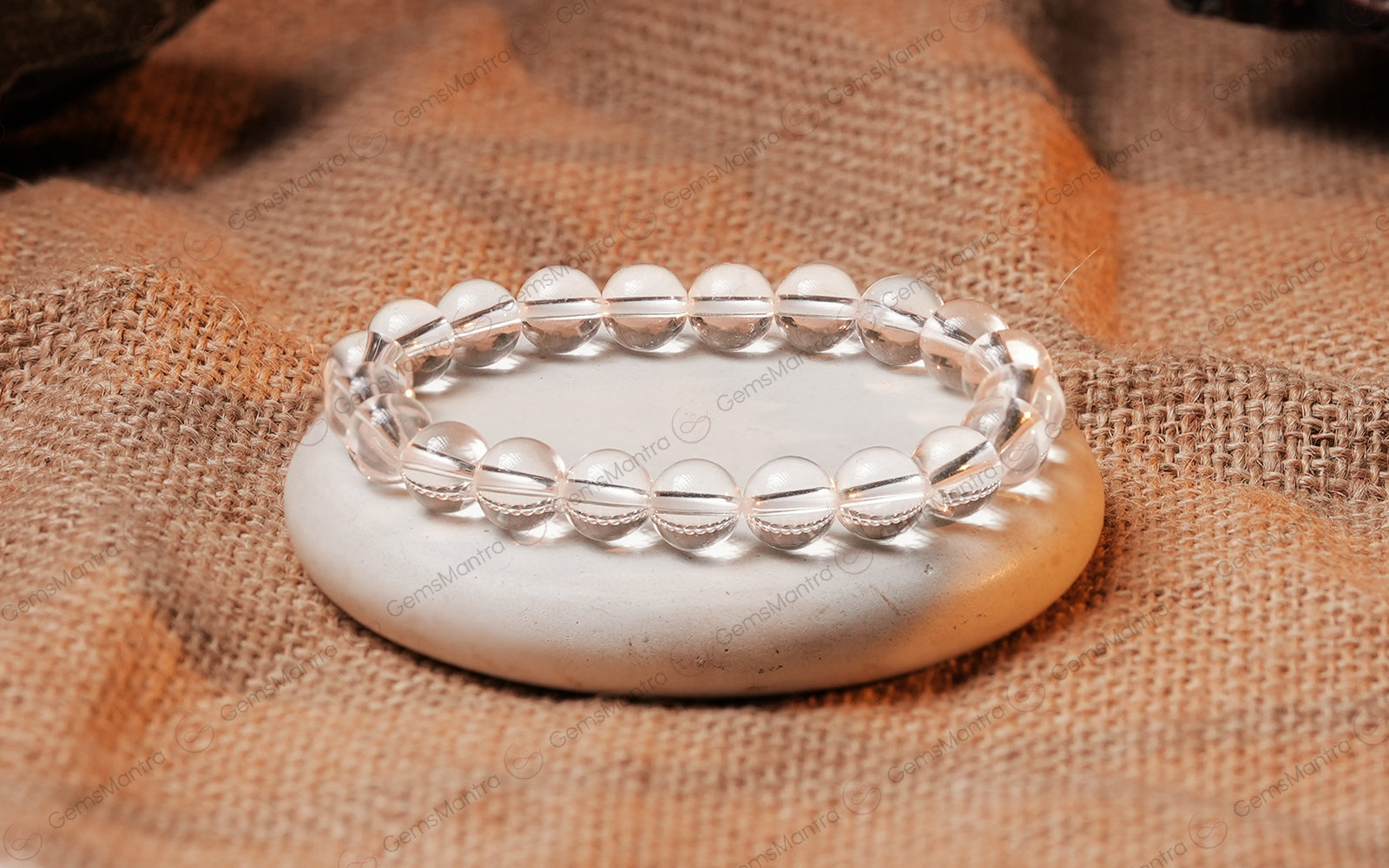 Rock Crystal (Sphatik) Bracelet – Clarity & Peace