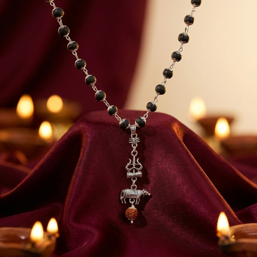 Shiv Nandi Protection Mala (Karungali)