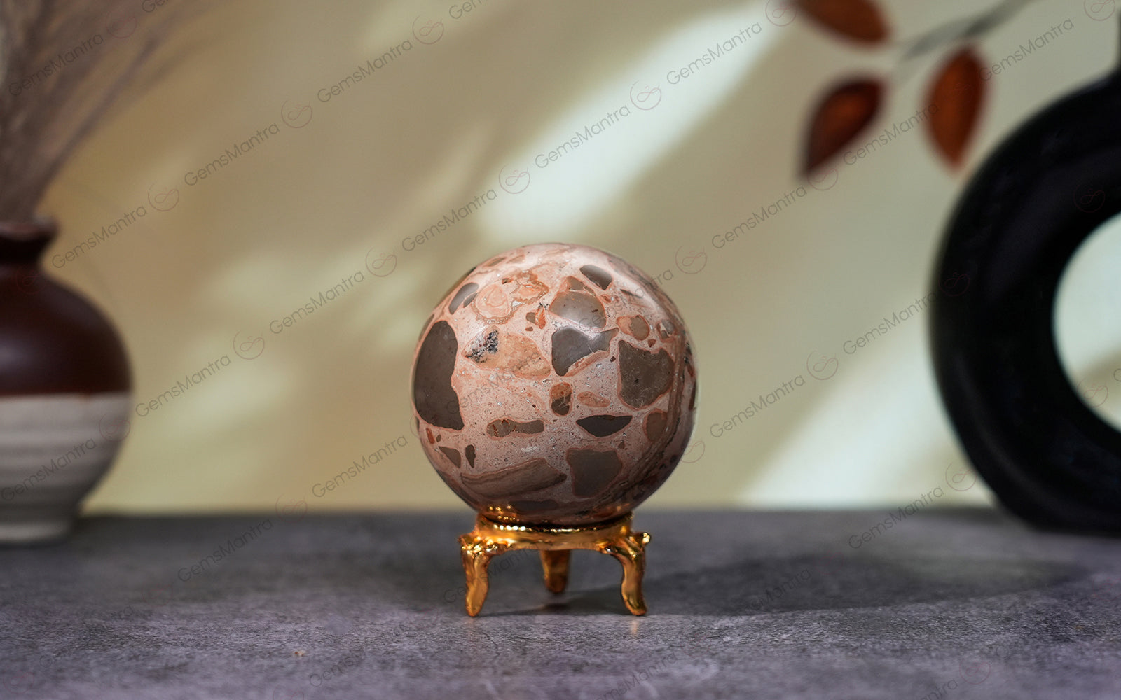 Skin Jasper Sphere – for Vastu