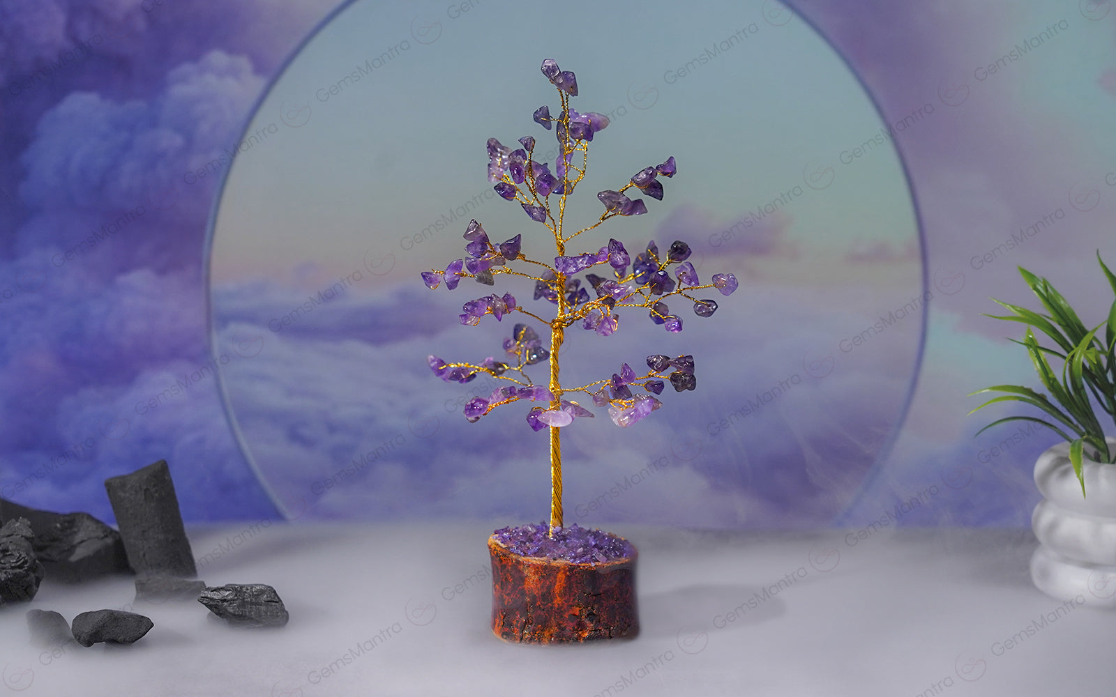 Amethyst Crystal Tree – Small, for Vastu
