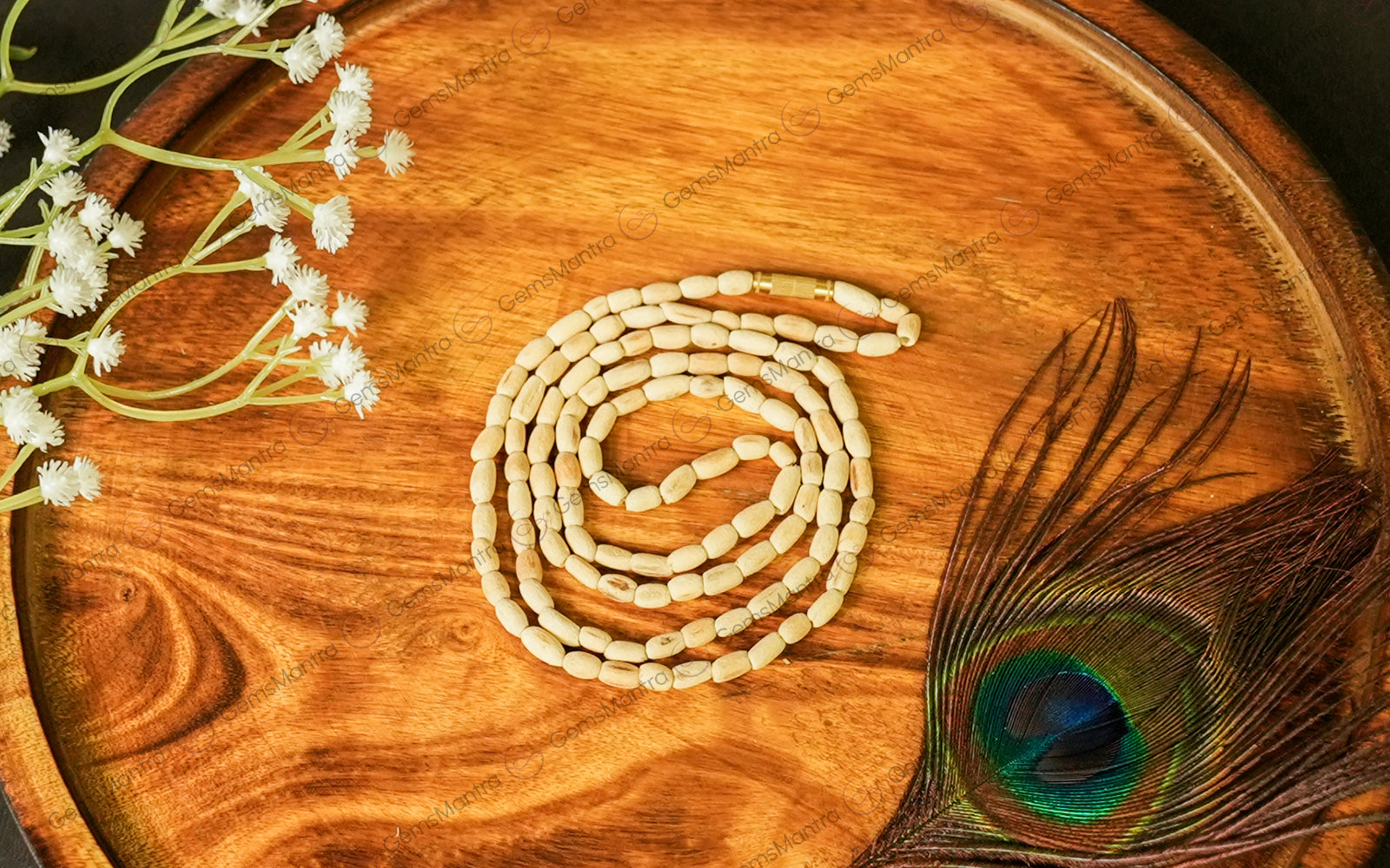 Ultra Wide Tulsi Kanthi Mala – for Japa