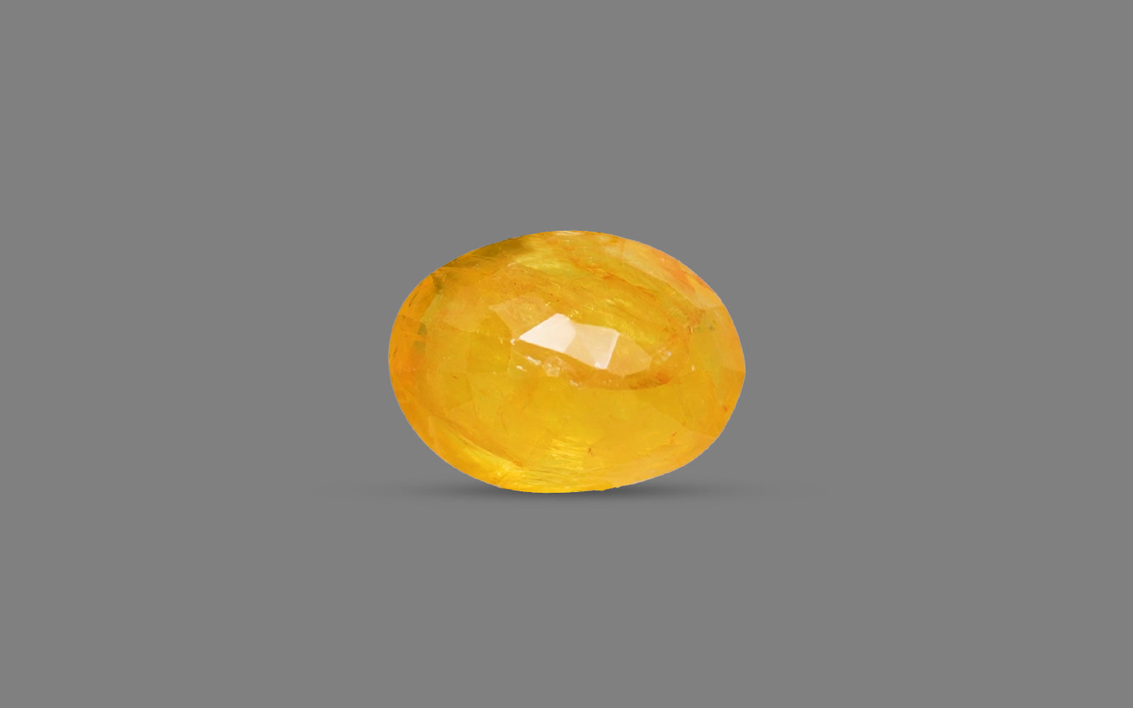 Yellow Sapphire (Pukhraj) – 7.1 Carat / 7.8 Ratti [GM10023]